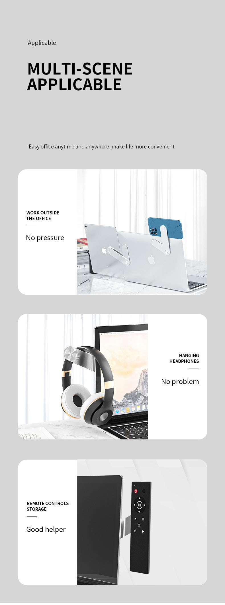 Magnetic Laptop Side Clip: Phone & Tablet Mount