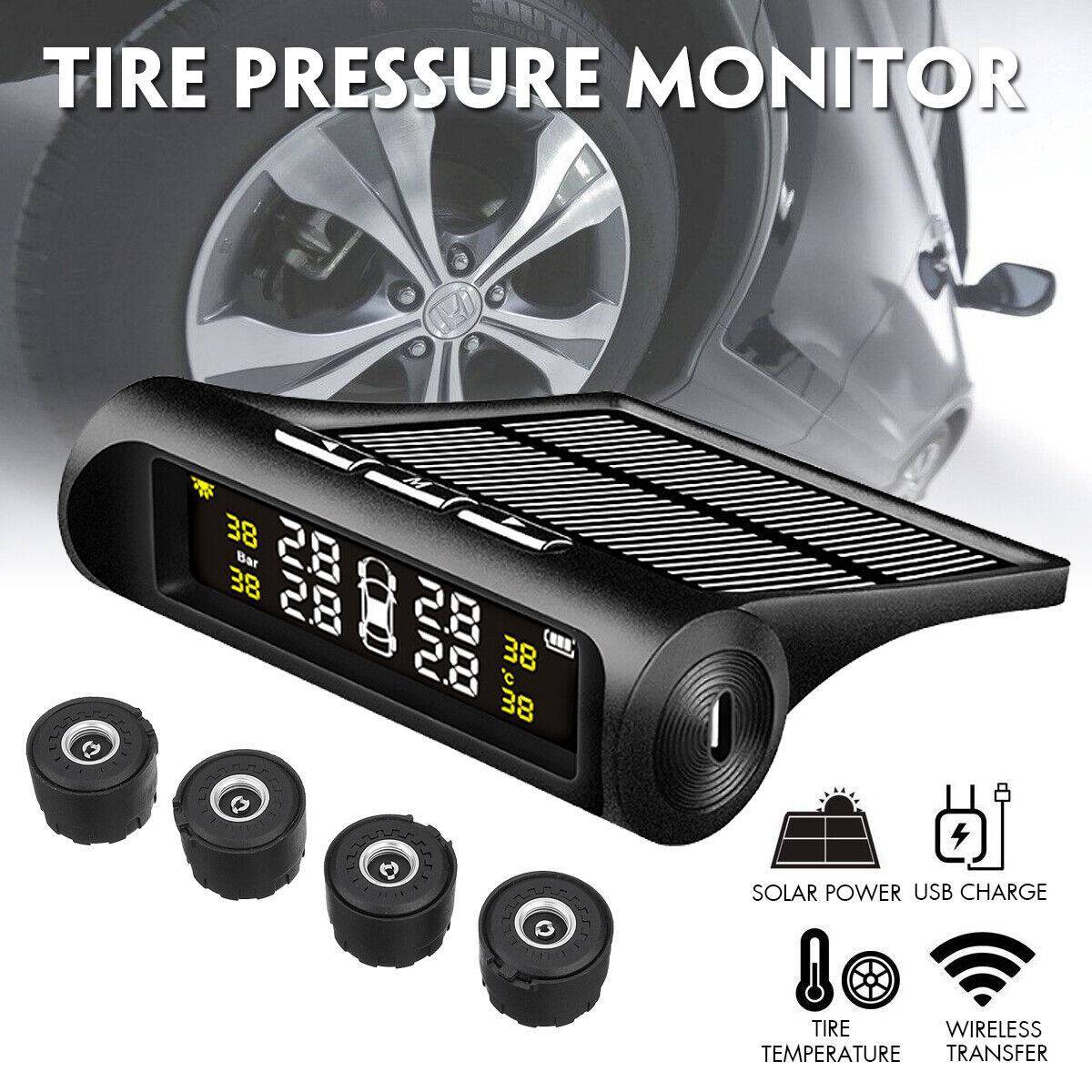 Solar Wireless Tyre Pressure Monitoring System